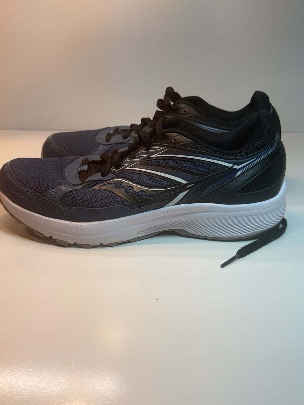 Saucony Cohesion 14 Men's Running Shoes Blue Black